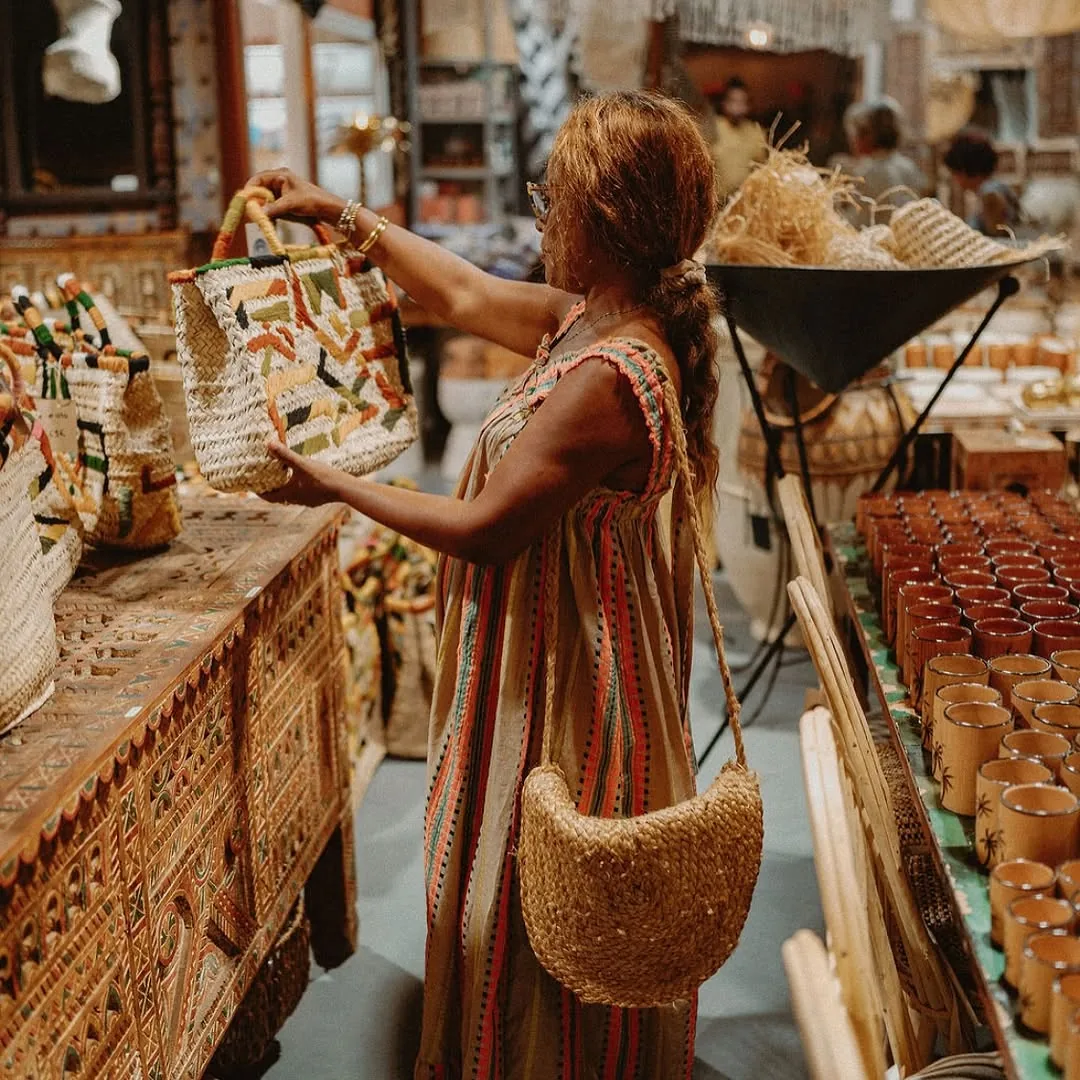 Sélection d’artisanat et d’accessoires dans la boutique Mala Madre